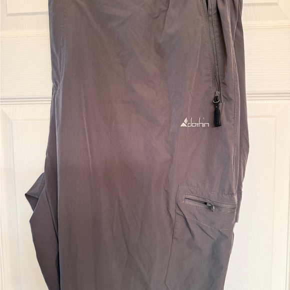 Grey Cargo Pants with Elastic Waistband - Picture 1 of 7